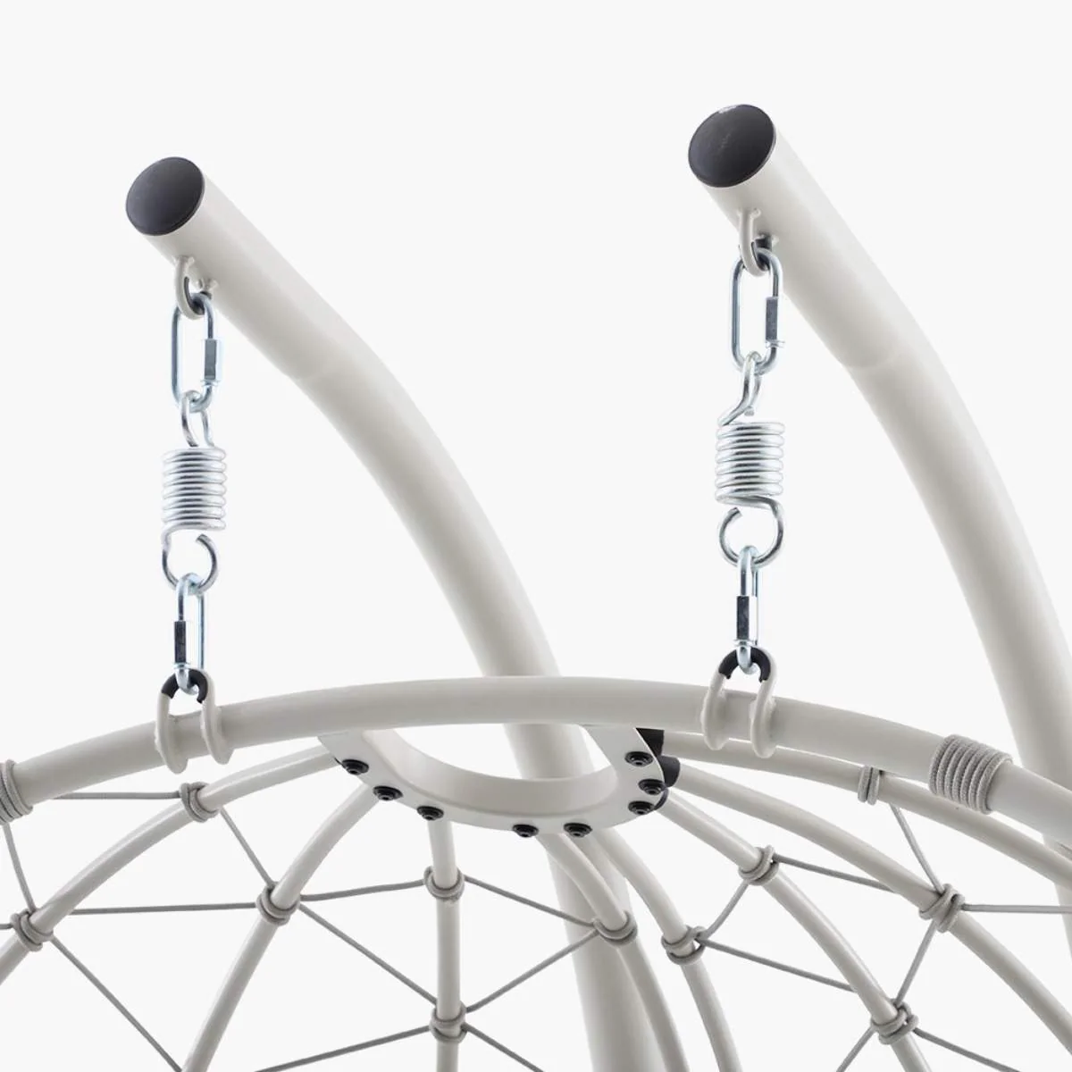 Pacific Lifestyle Lyon Putty Outdoor Double Hanging Chair - Image 5