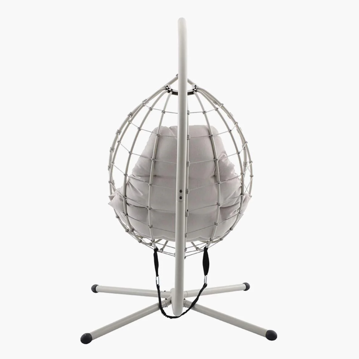 Pacific Lifestyle Lyon Putty Outdoor Single Hanging Chair - Image 4