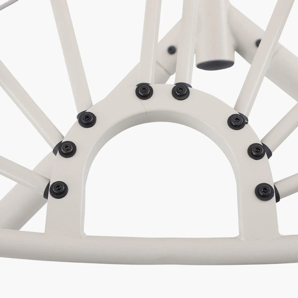 Pacific Lifestyle Lyon Putty Outdoor Single Hanging Chair - Image 6