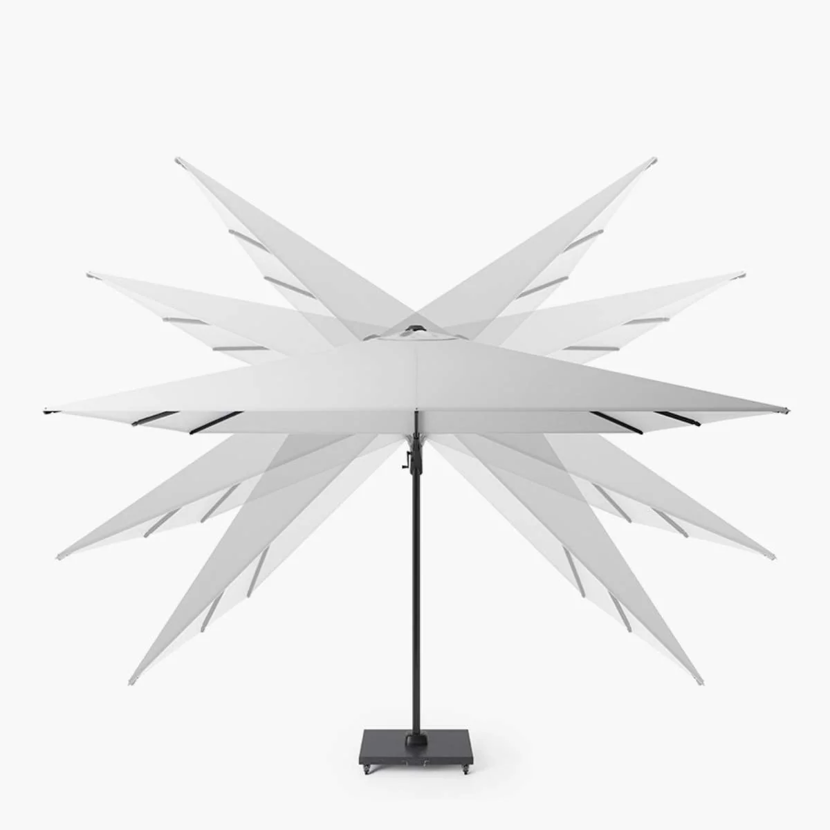 Pacific Lifestyle Nexus T2 Premium Mocha / Havana Taupe Free Arm Parasol - Image 6