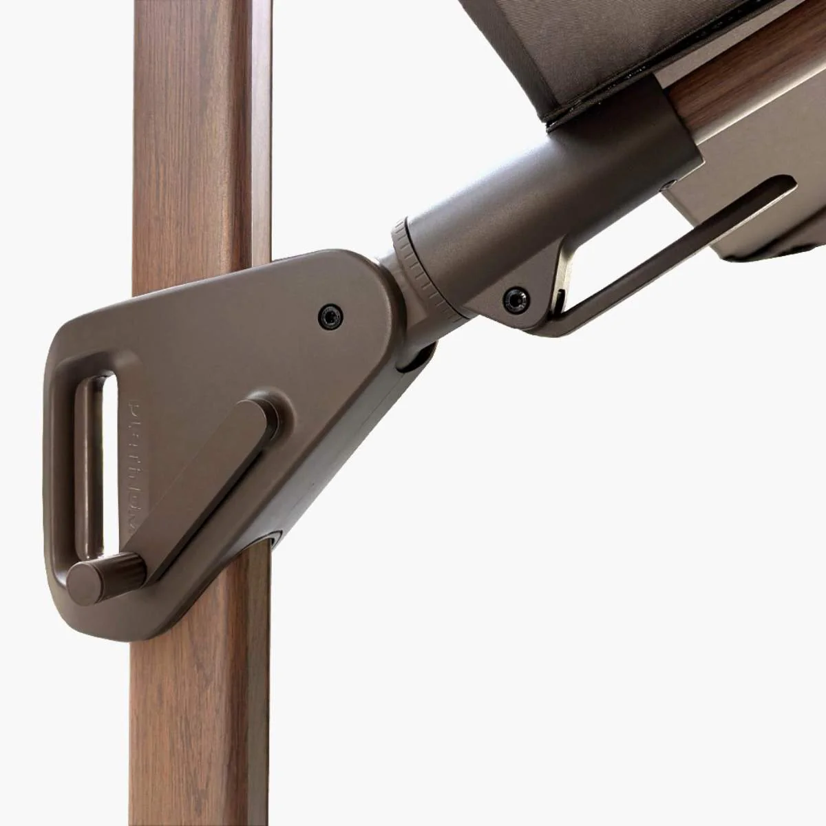Pacific Lifestyle Nexus T2 Premium Mocha / Havana Taupe Free Arm Parasol - Image 7
