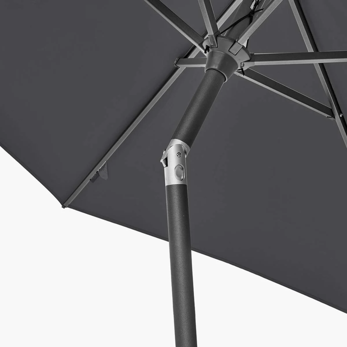 Pacific Lifestyle Riva 2.5m Round Anthracite Parasol - Image 3