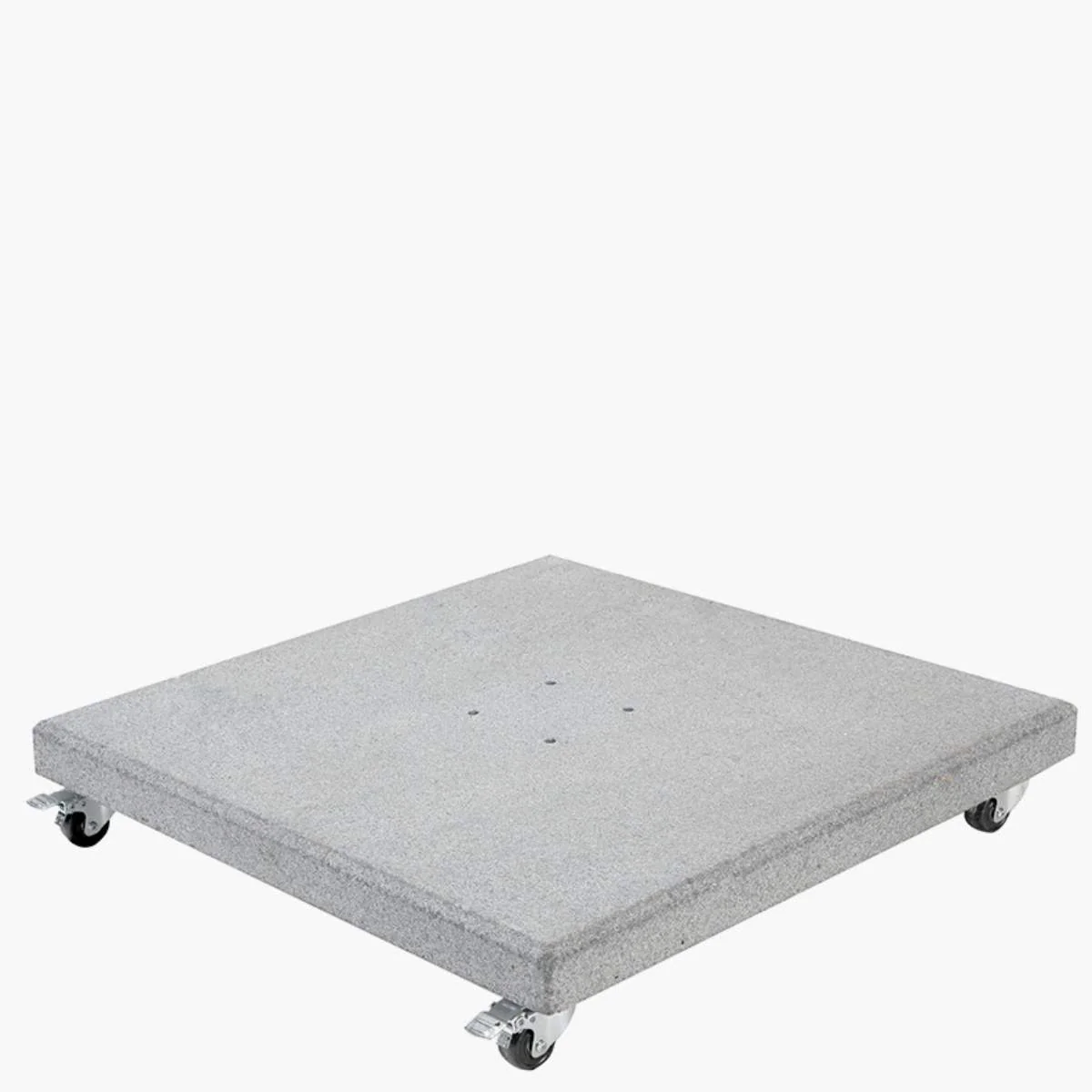 Pacific Lifestyle Salerno Hammered Grey Granite 90KG Wheeled Parasol Base - Image 3