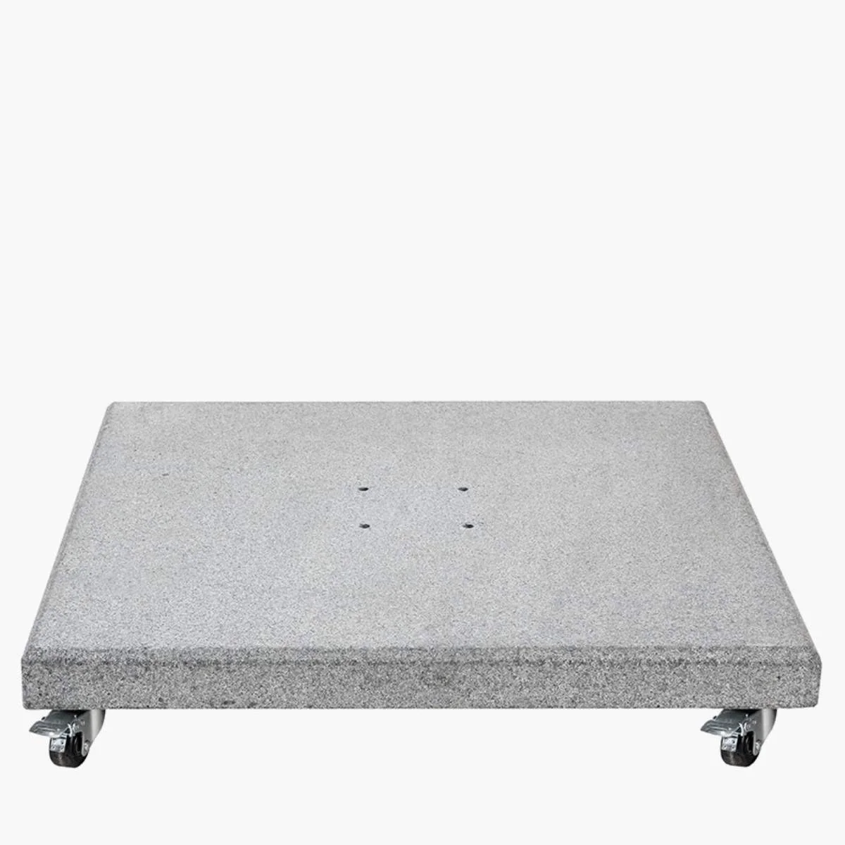 Pacific Lifestyle Salerno Hammered Grey Granite 90KG Wheeled Parasol Base - Image 4