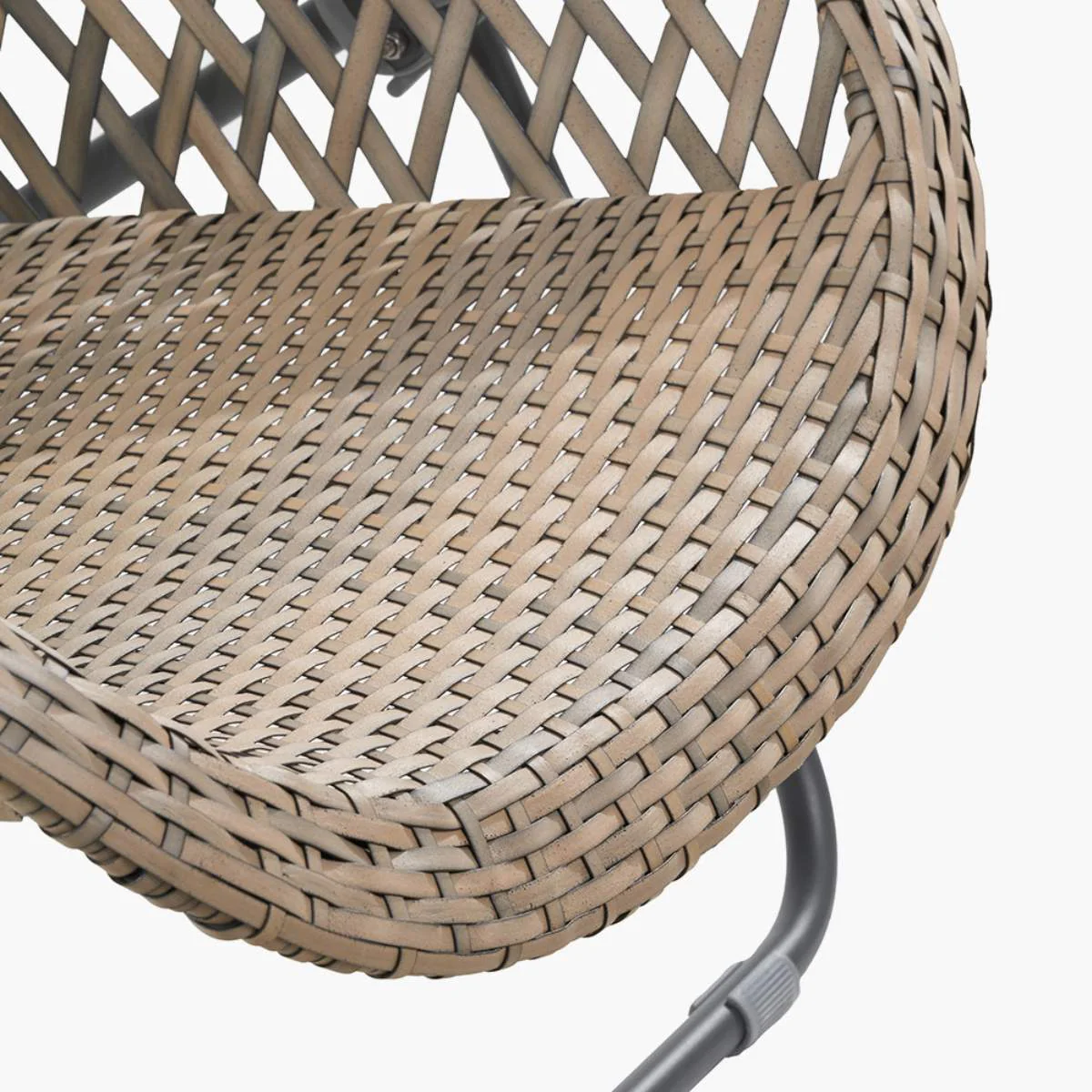 Pacific Lifestyle Tobs Outdoor Grey Synthetic Rattan Lounger Chair - Image 13