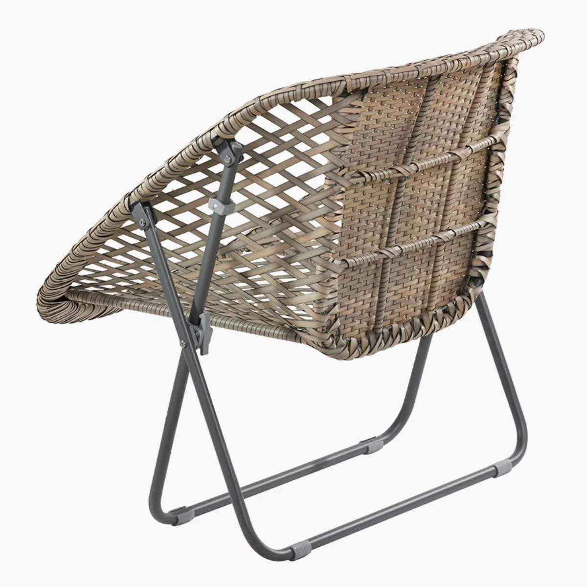 Pacific Lifestyle Tobs Outdoor Grey Synthetic Rattan Lounger Chair - Image 6