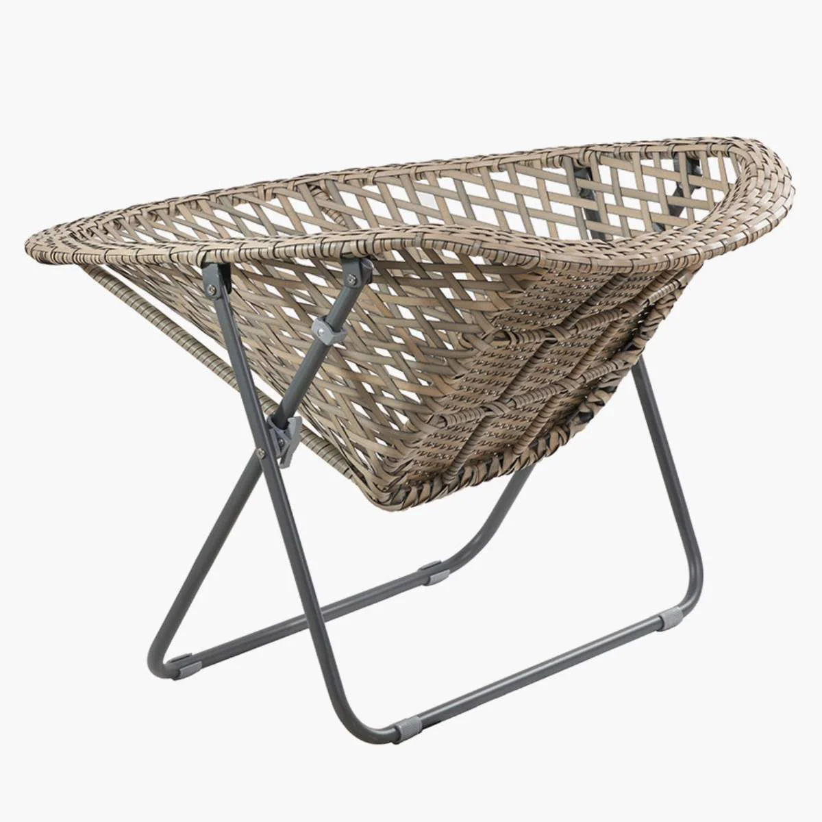 Pacific Lifestyle Tobs Outdoor Grey Synthetic Rattan Lounger Chair - Image 7