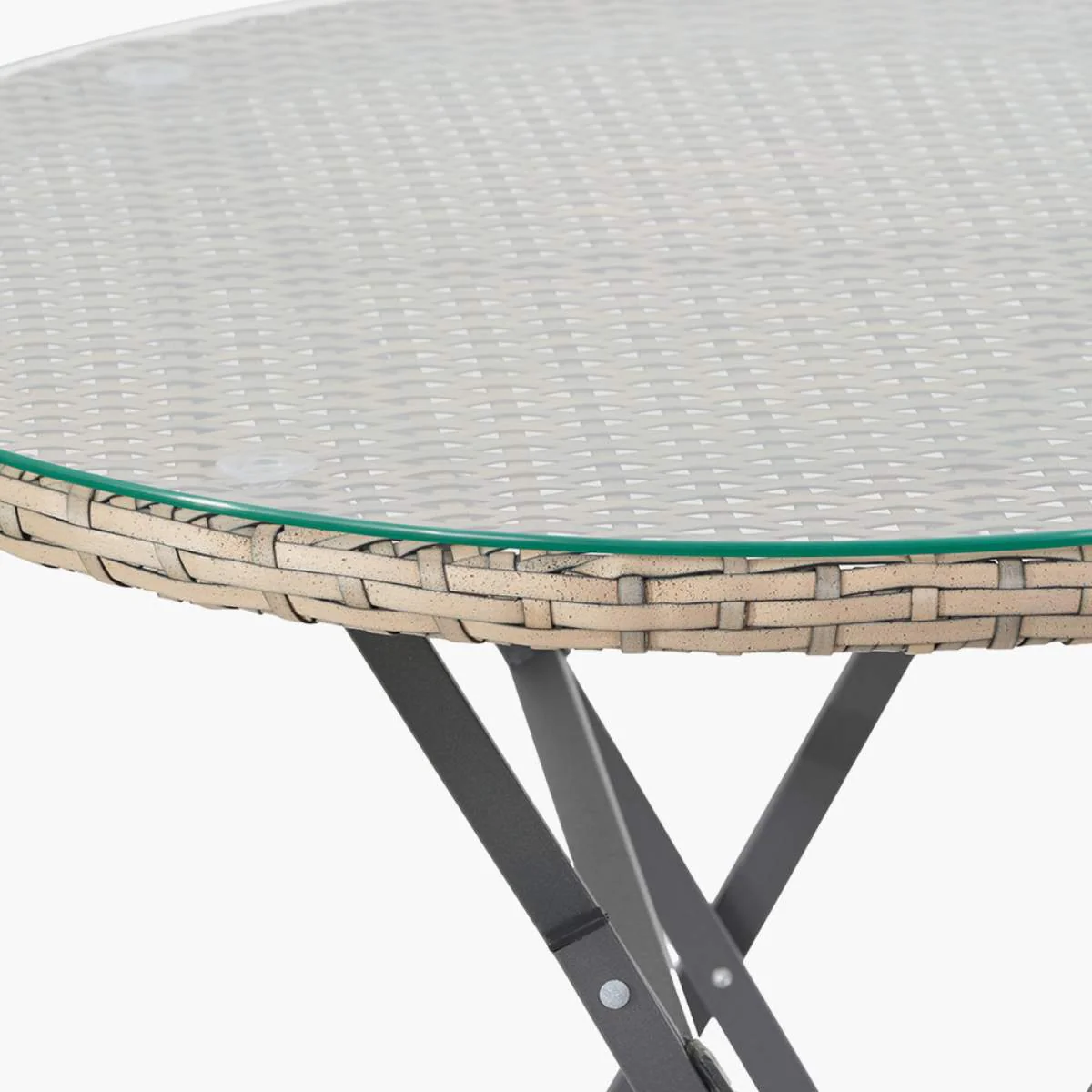 Pacific Lifestyle Tobs Outdoor Grey Synthetic Rattan Stackable Bistro Set - Image 16