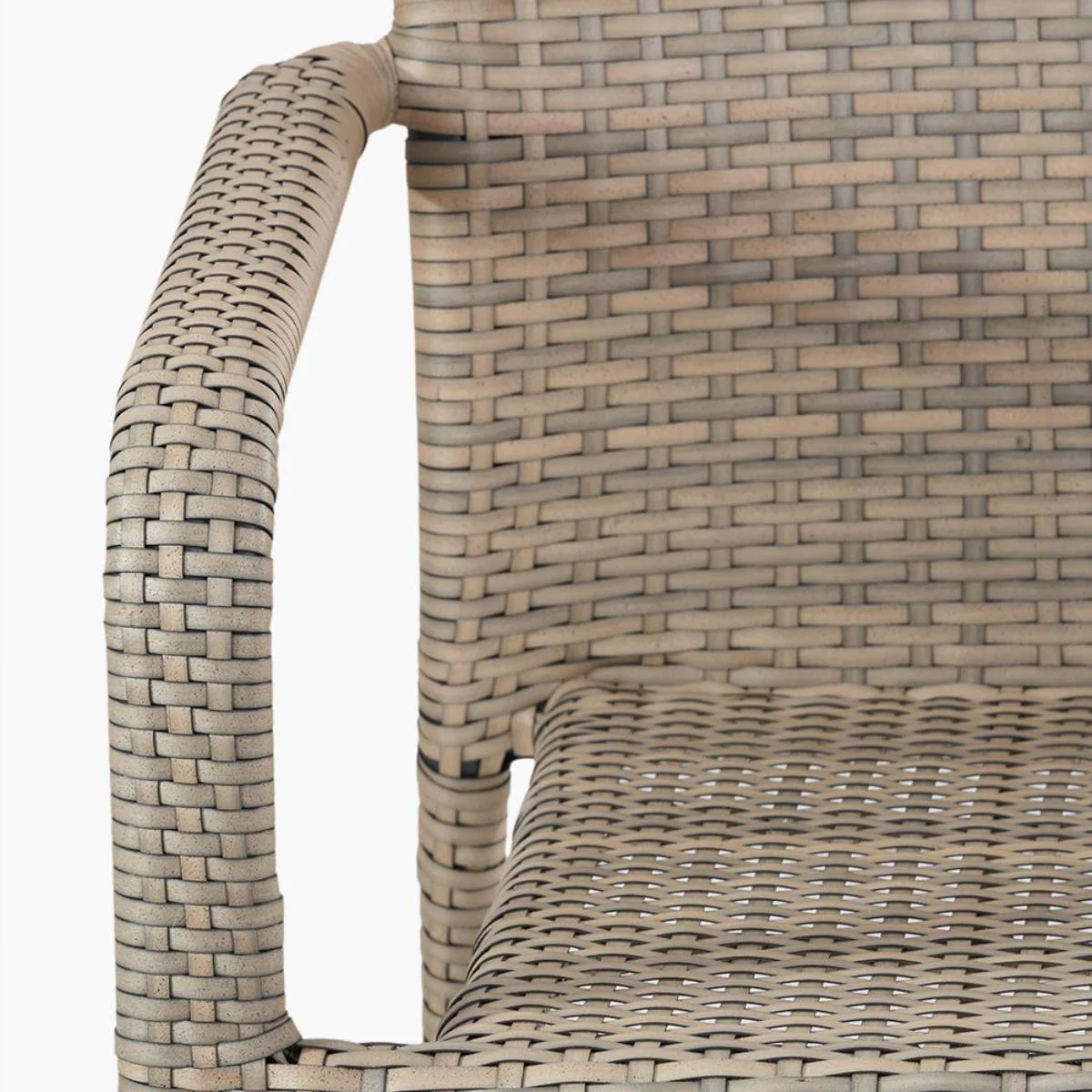 Pacific Lifestyle Tobs Outdoor Grey Synthetic Rattan Stacking Bench - Image 8