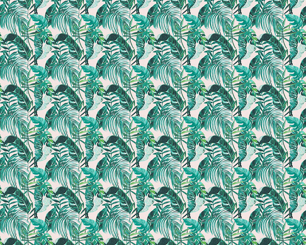 Ohpopsi Palmera Wallpaper - Turquoise - Image 4
