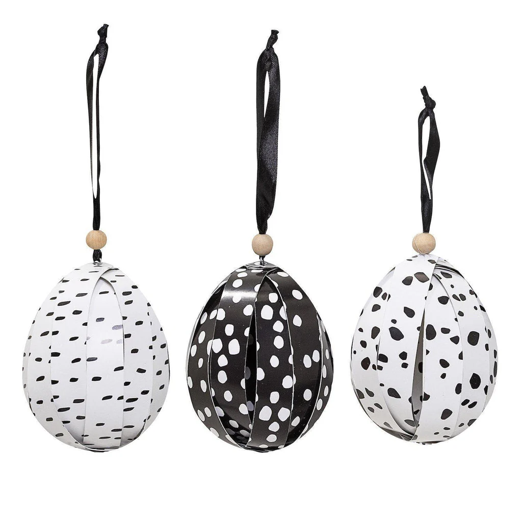 Bloomingville Paper Tree Ornaments Set of 3
