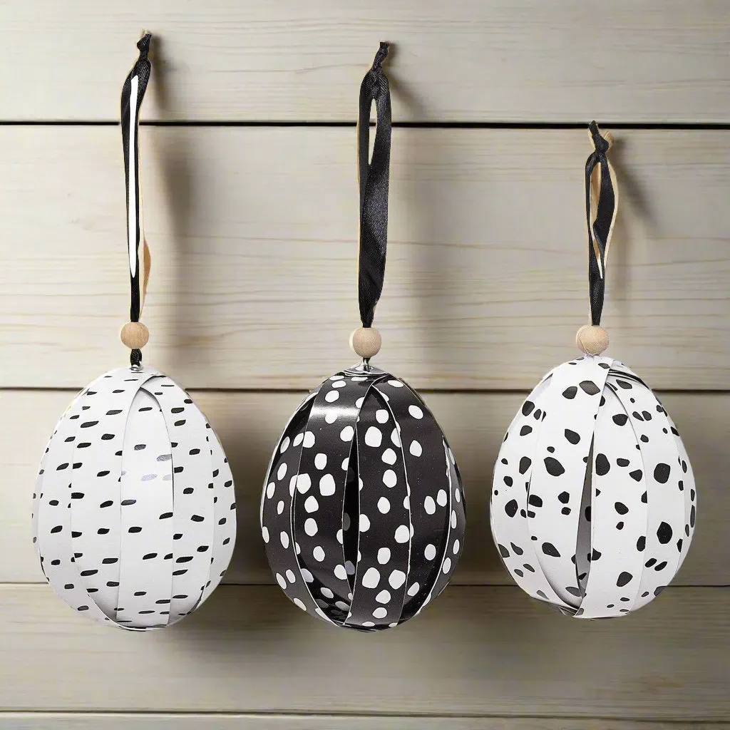 Bloomingville Paper Tree Ornaments Set of 3 - Image 2