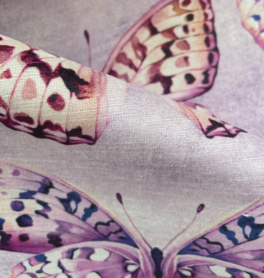 Avalana Papilio Recycled Velvet Fabric - Image 3