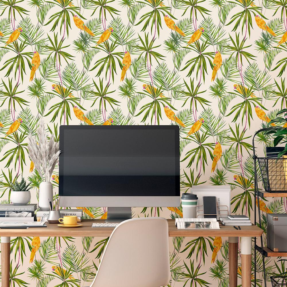 Ohpopsi Paradise Wallpaper - Chalk