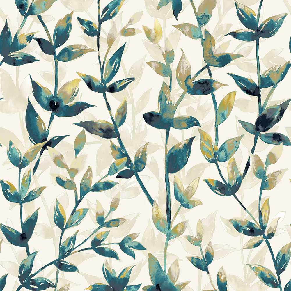 Ohpopsi Pomponette Wallpaper - Royal Mustard - Image 2