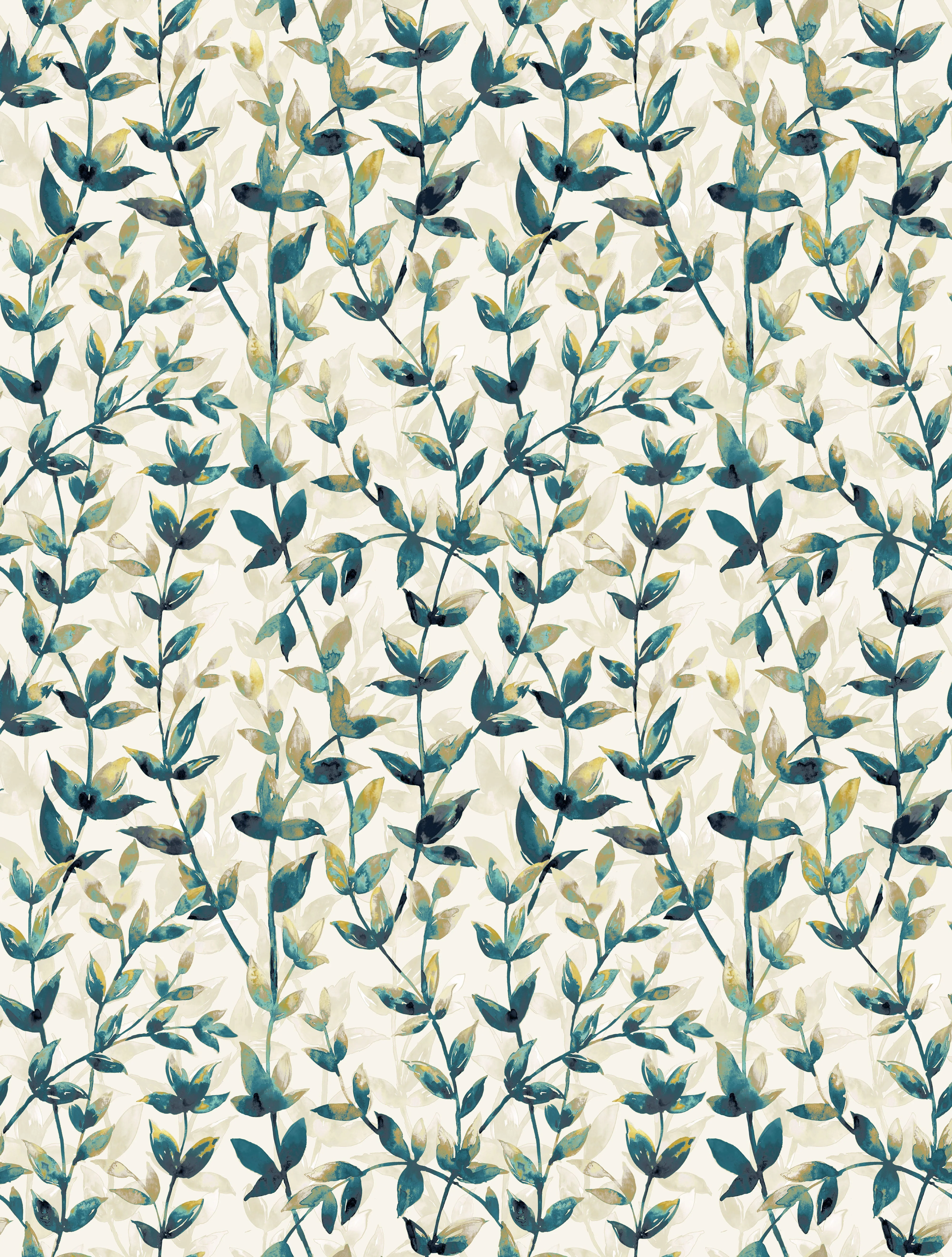 Ohpopsi Pomponette Wallpaper - Royal Mustard - Image 3