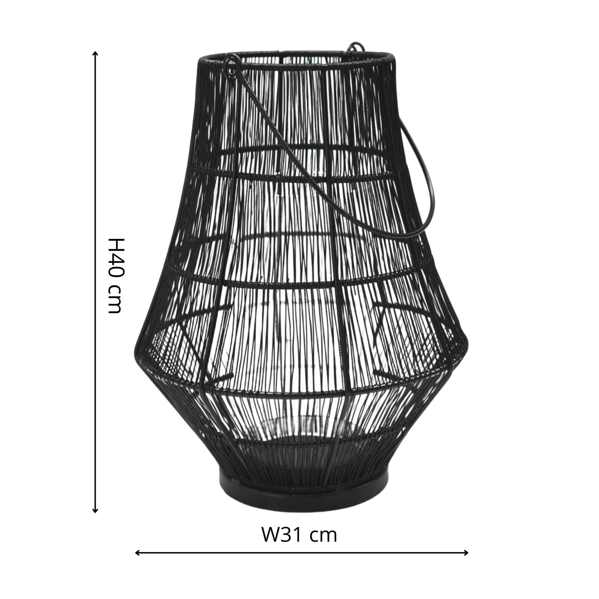 Ivyline Portofino Curve Wirework Lantern - Image 16