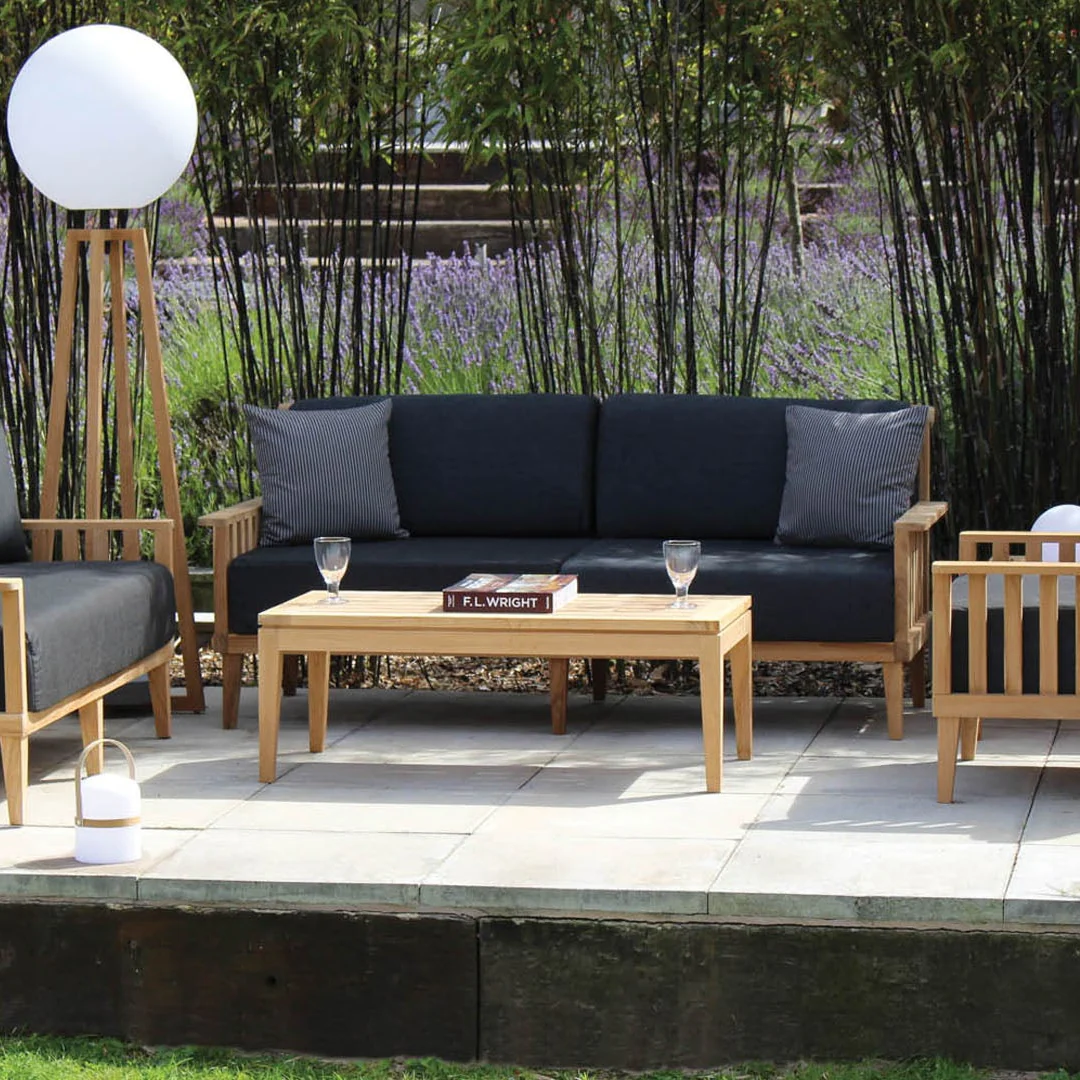 PR Home Paling Outdoor Sofa – Teak - Image 6