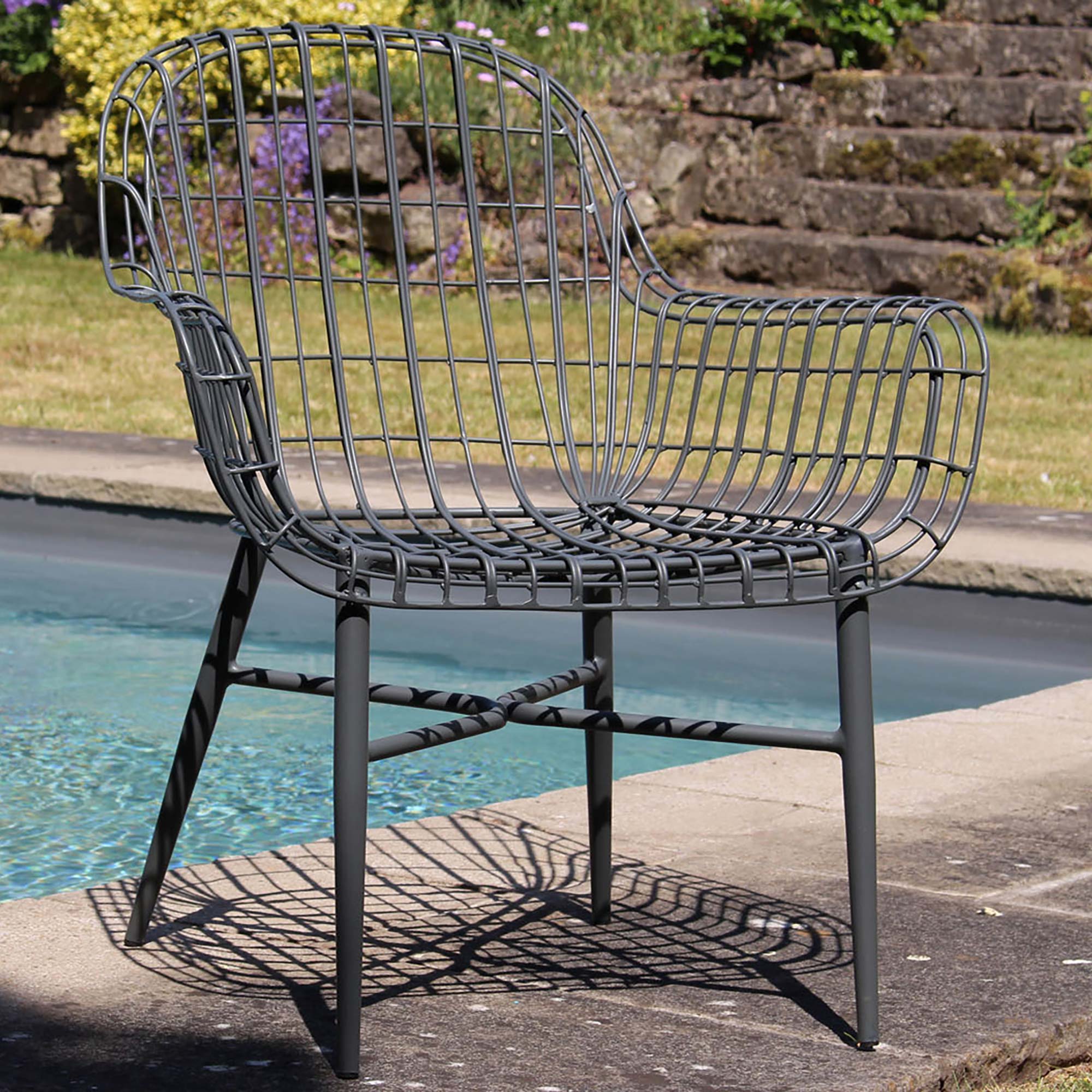 PR Home Tunis Armchair – Graphite - Image 4