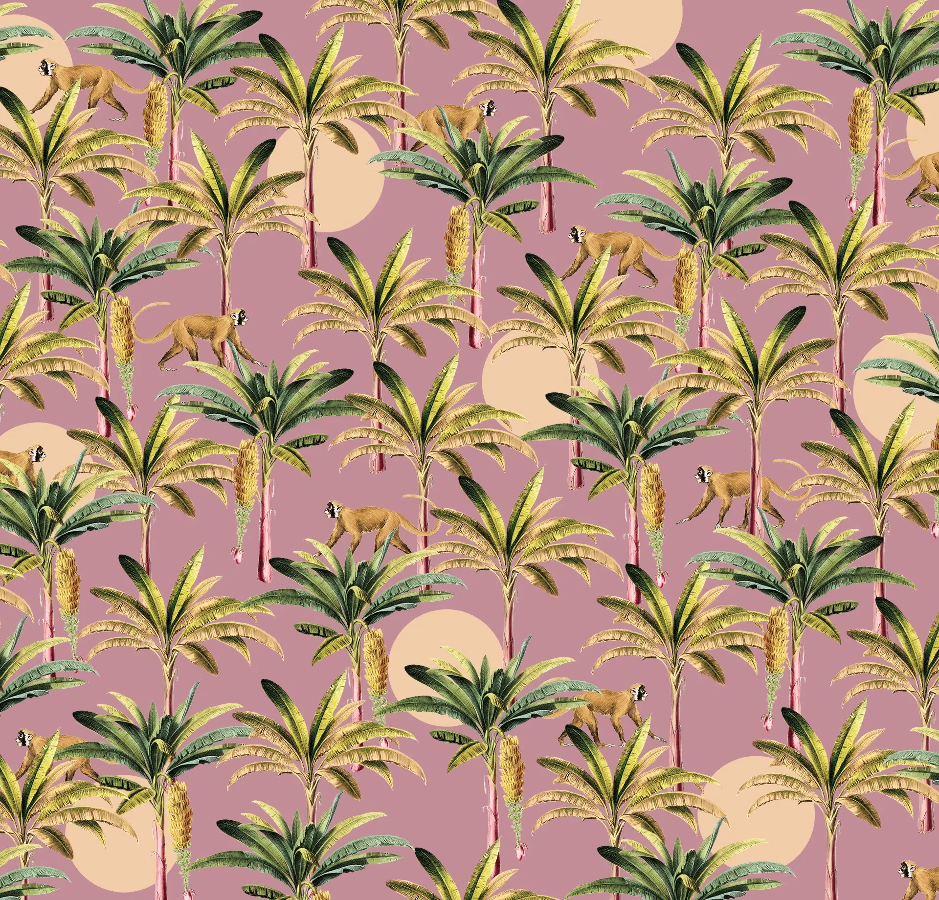 Creative Lab Amsterdam Purple Bananas Wallpaper Mural - Image 2