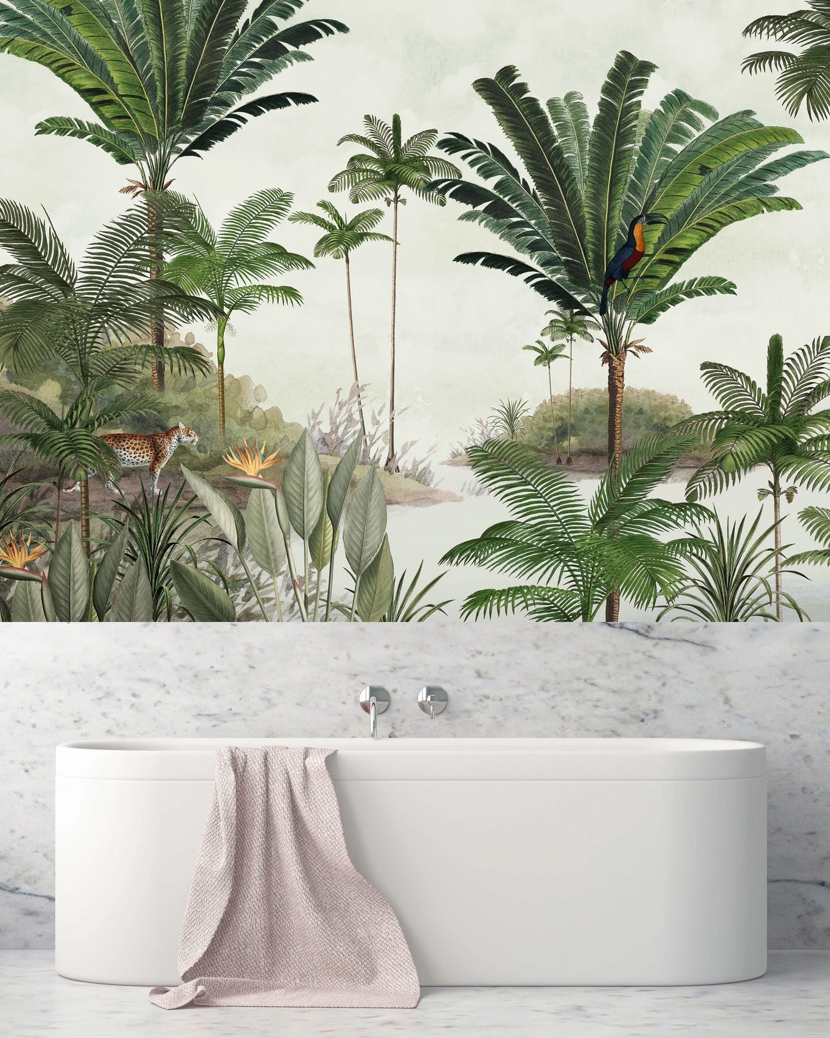Creative Lab Amsterdam Rainforest Wallpaper Mural - Image 4