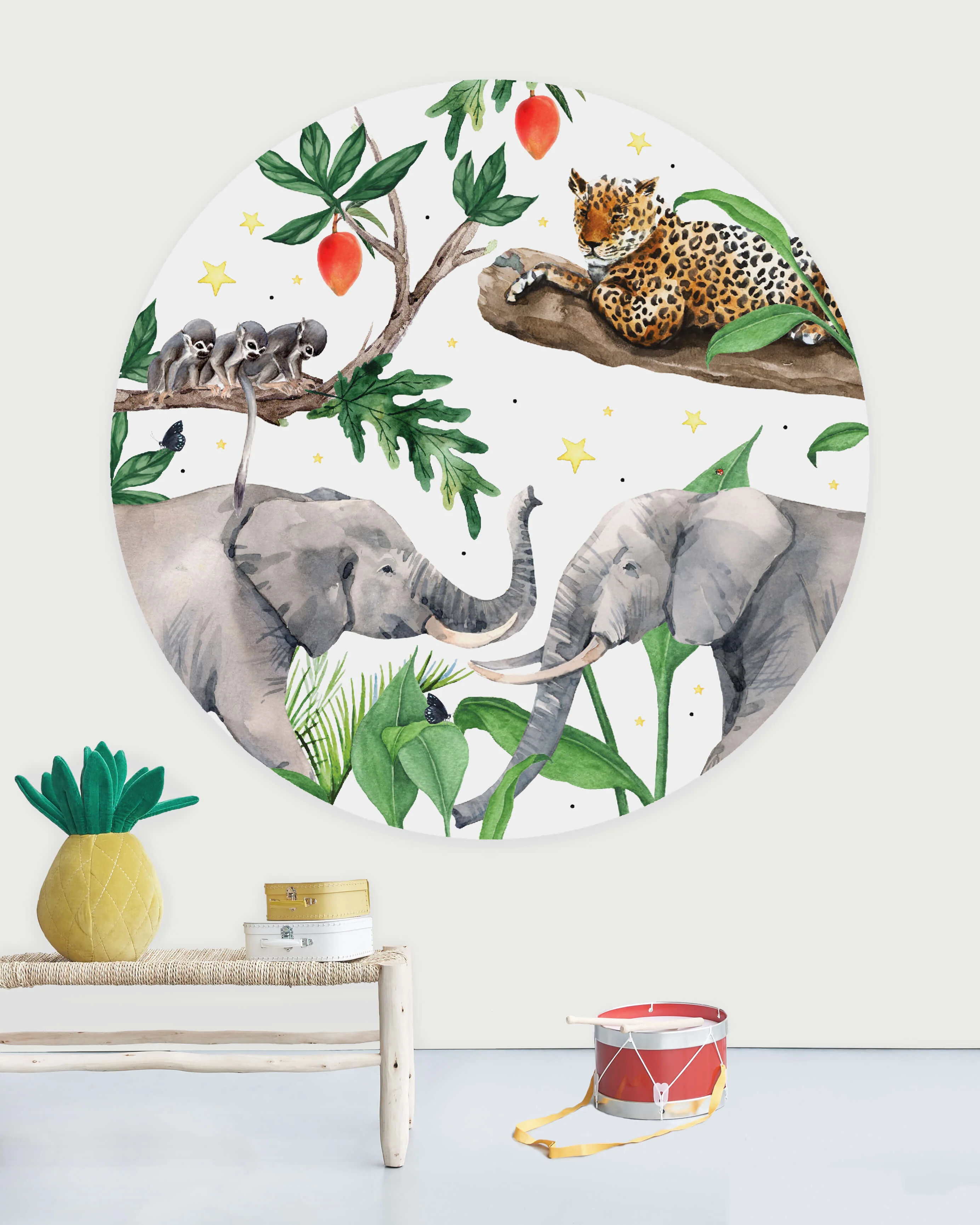 Creative Lab Amsterdam Ravi Wallpaper Circle Mural - Image 2