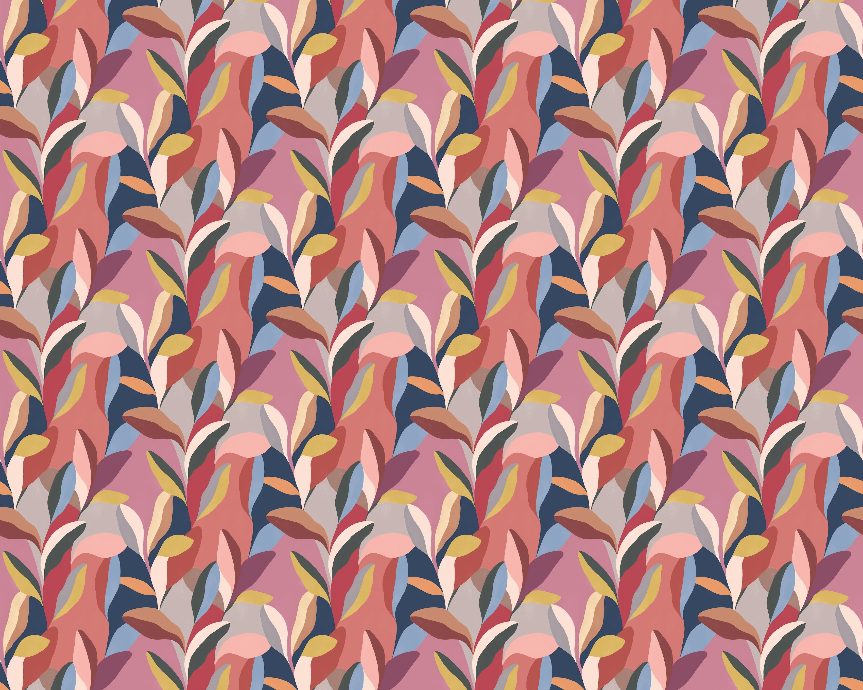 Ohpopsi Riviera Wallpaper - Mulberry - Image 2