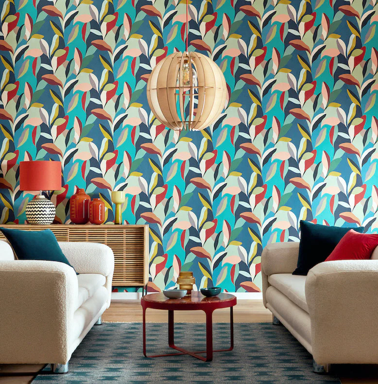 Ohpopsi Riviera Wallpaper - Peacock