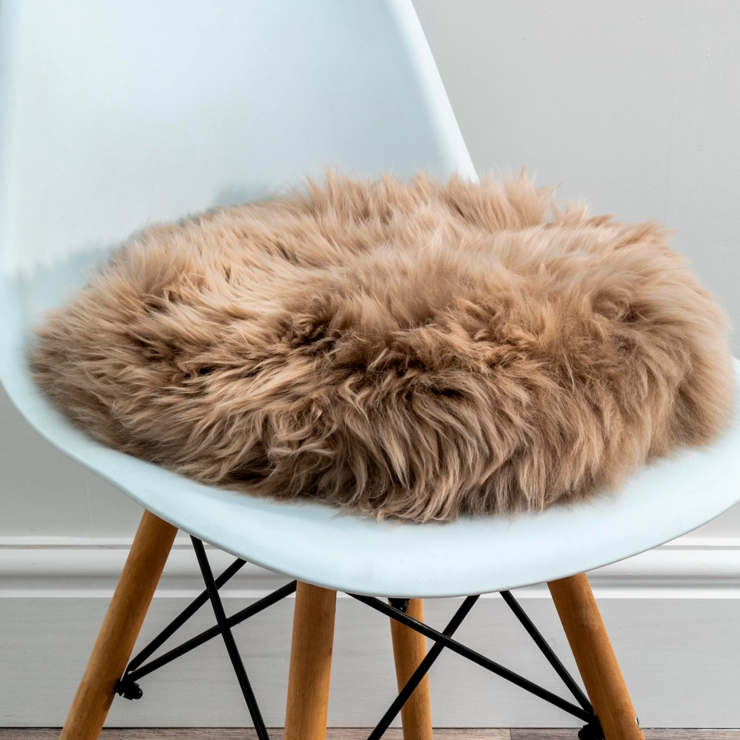 Native Home Round Sheepskin Chair Pad - Image 13