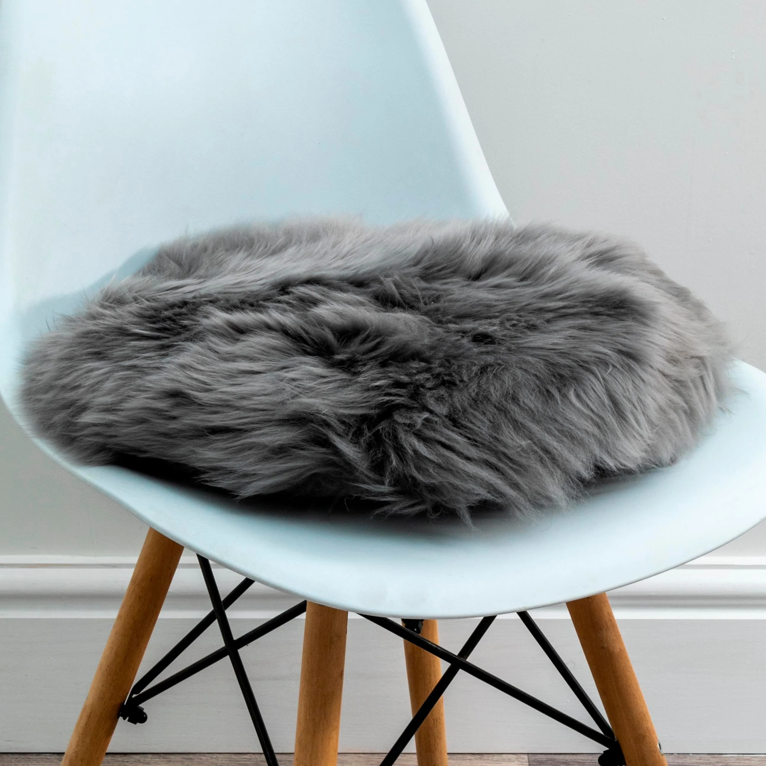 Native Home Round Sheepskin Chair Pad - Image 17