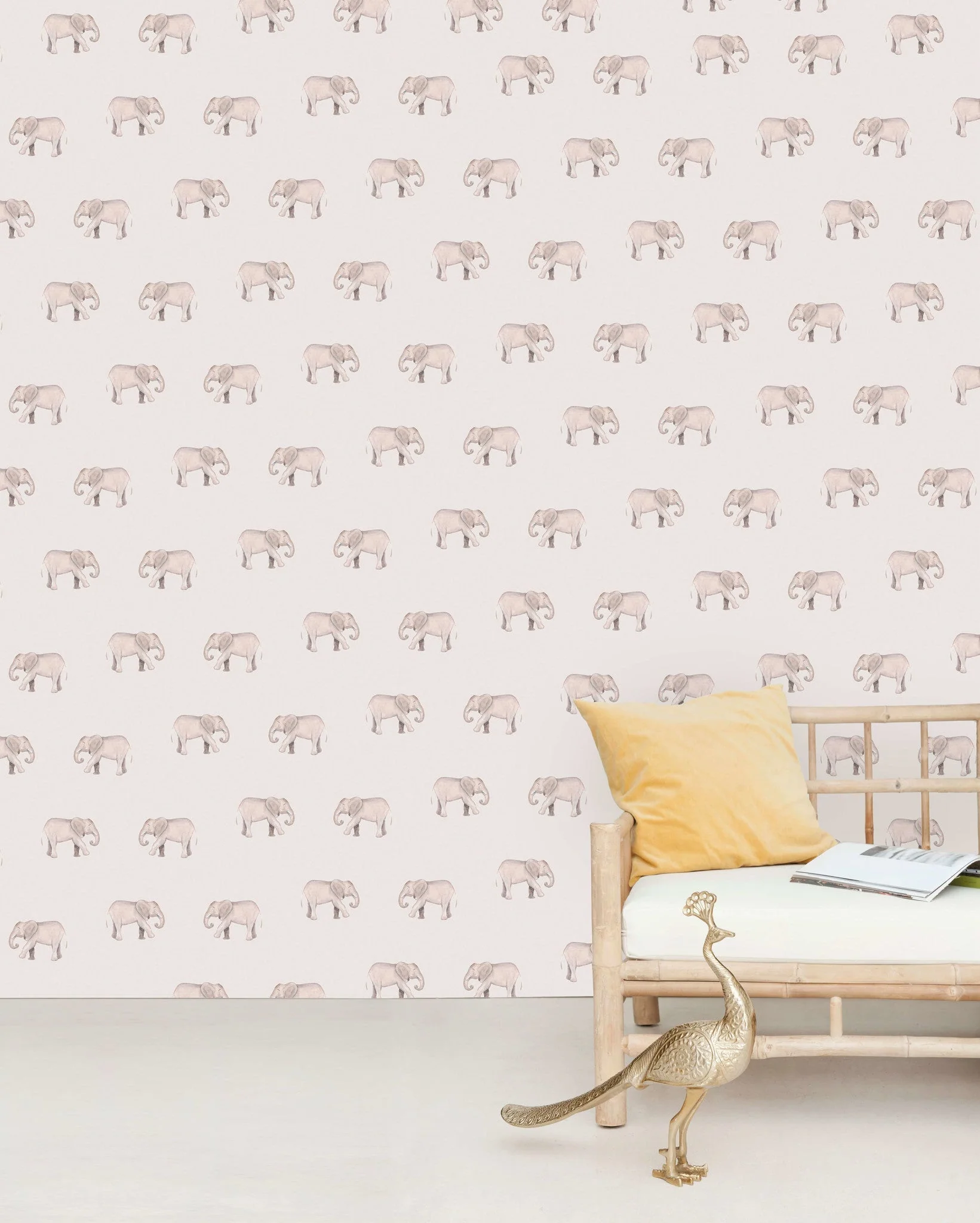 Creative Lab Amsterdam Safari Elephant Wallpaper Mural - Image 5