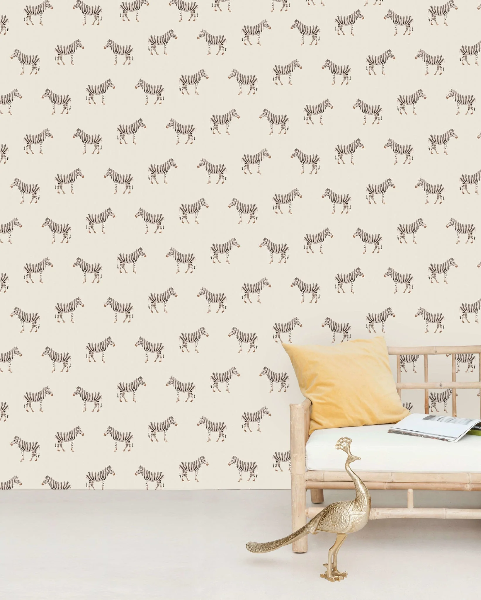 Creative Lab Amsterdam Safari Zebra Wallpaper Mural - Image 4