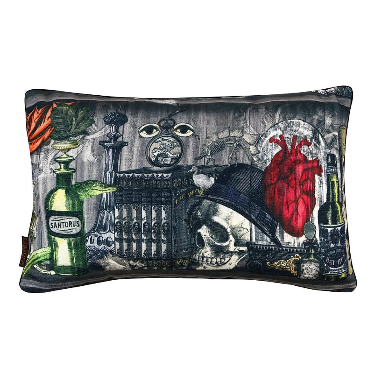 Santorus 'Bibelots' Boudoir Linen Cushion Cover - Image 2