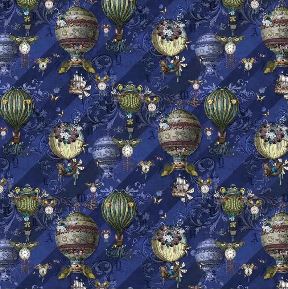 Santorus Around The World Wallpaper In Cobalt - Image 6