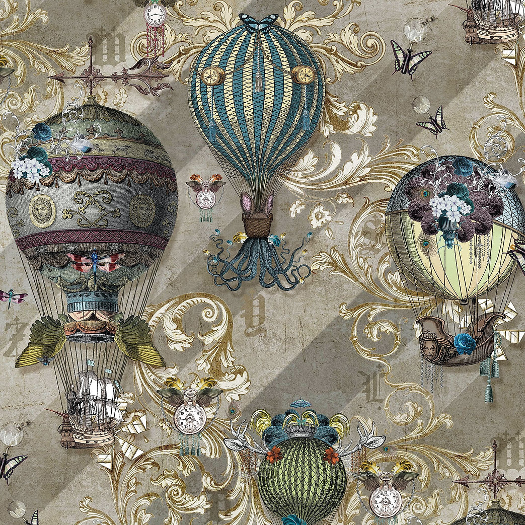 Santorus Around The World Wallpaper In Stone - Image 3