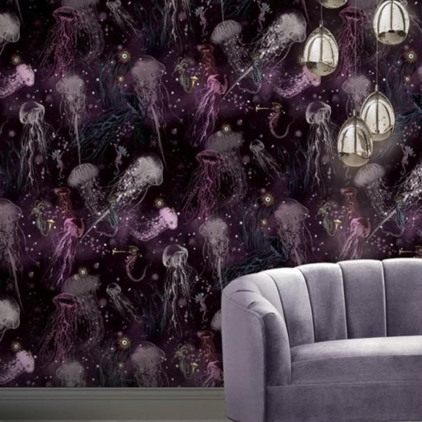 Santorus Jellyfish Wallpaper In Coral