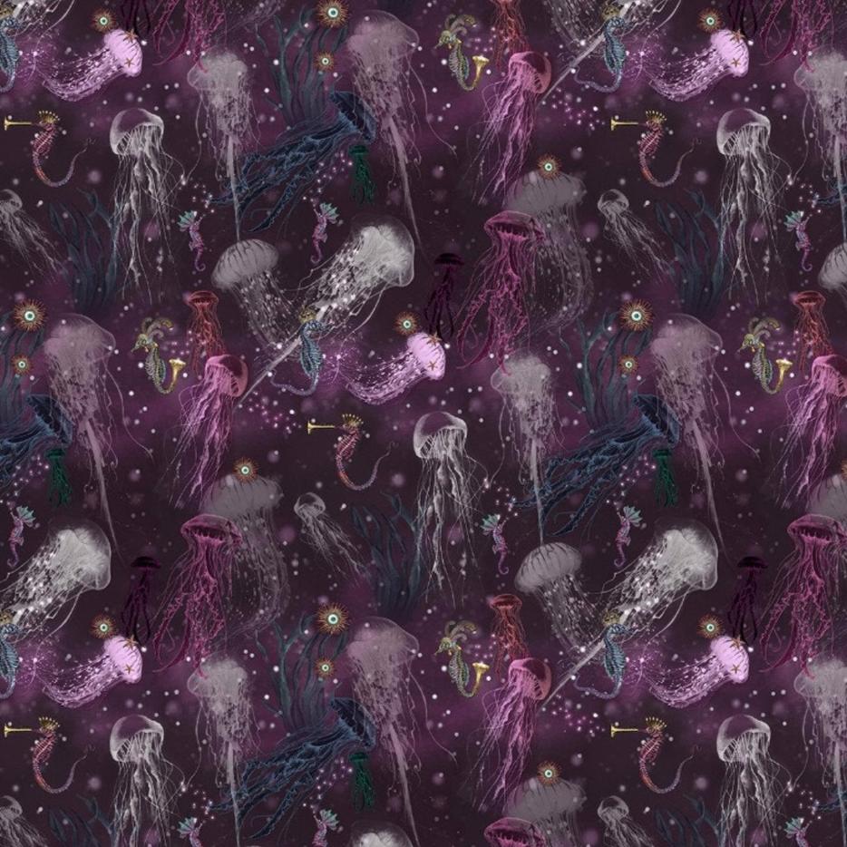 Santorus Jellyfish Wallpaper In Coral - Image 2
