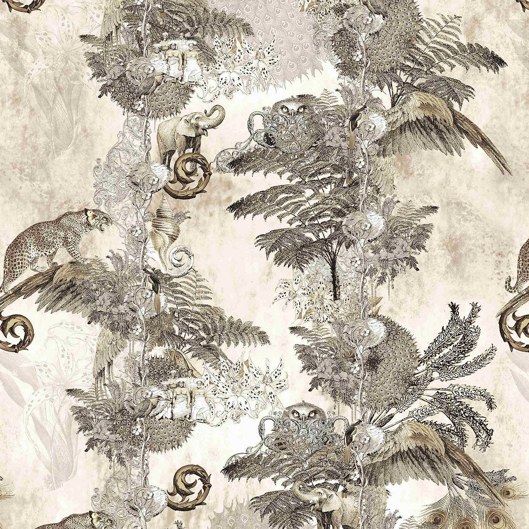 Santorus Jungle Paradise Wallpaper In  Aniseed - Image 2