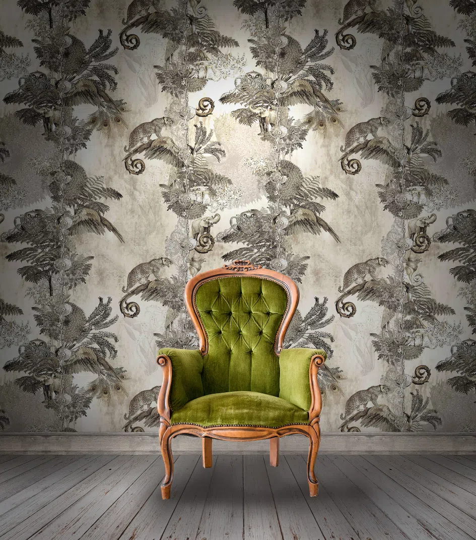 Santorus Jungle Paradise Wallpaper In  Aniseed - Image 5
