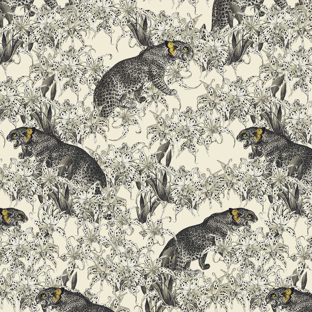 Santorus Leopard's Prowl Wallpaper In Cumin - Image 2