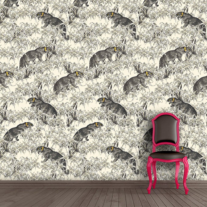 Santorus Leopard's Prowl Wallpaper In Cumin - Image 3