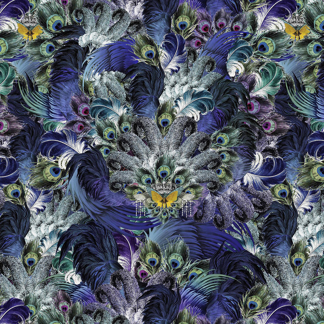 Santorus Wallpaper - Madame Du Soir - Azure - Image 2