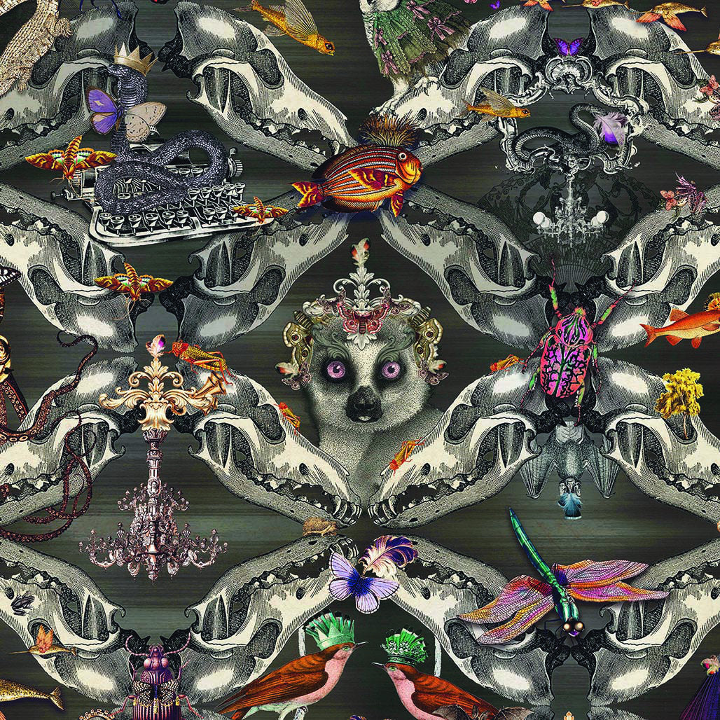 Santorus Menagerie Wallpaper In Bronze - Image 3