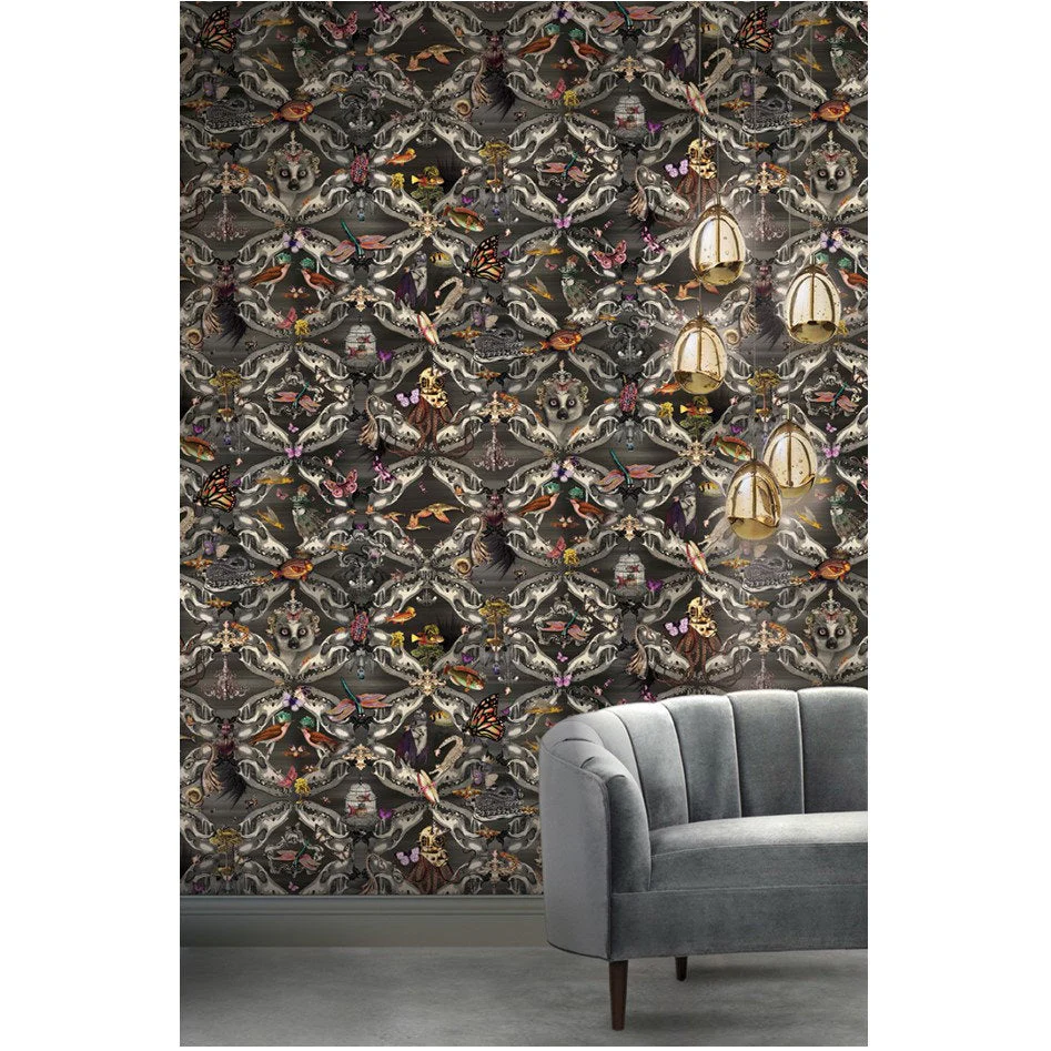 Santorus Menagerie Wallpaper In Bronze - Image 5