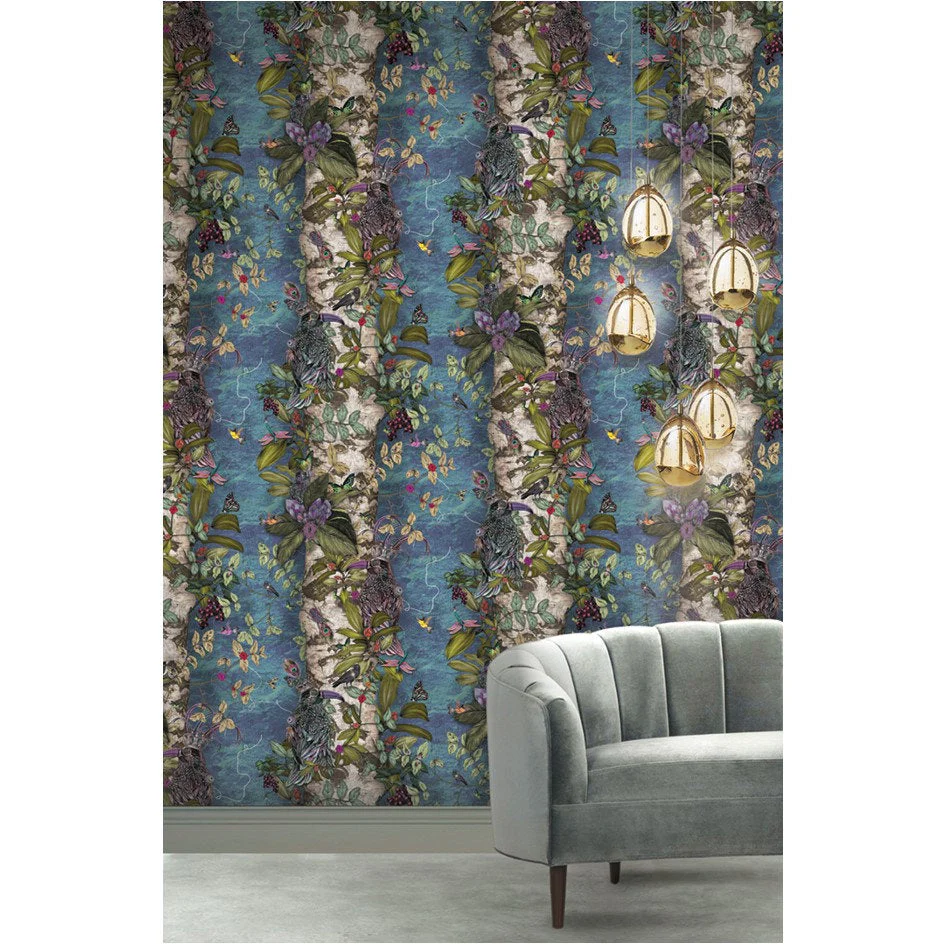 Santorus The Ravens Wallpaper In Cerulean - Image 6