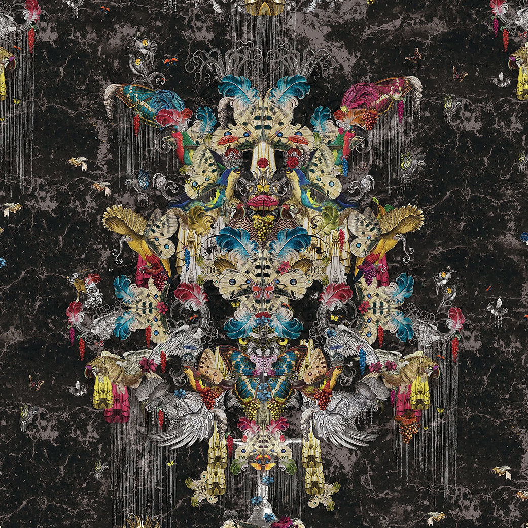 Santorus Tropicus Wallpaper In Charcoal - Image 2