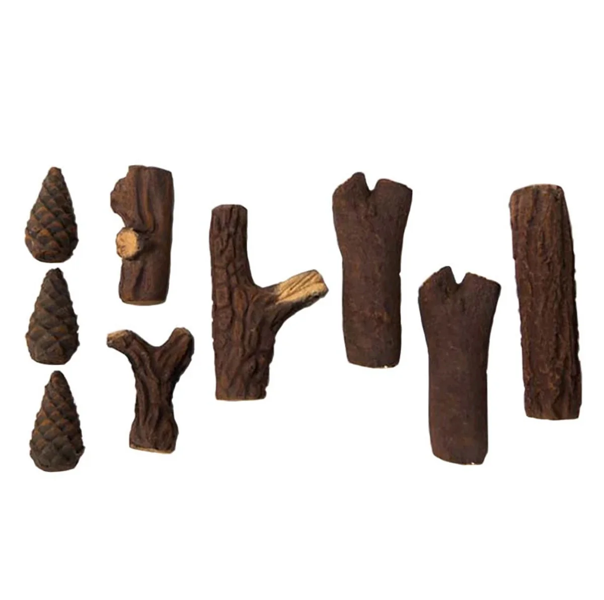 ScandiFlames Ceramics Wood 9 pcs. - Image 4