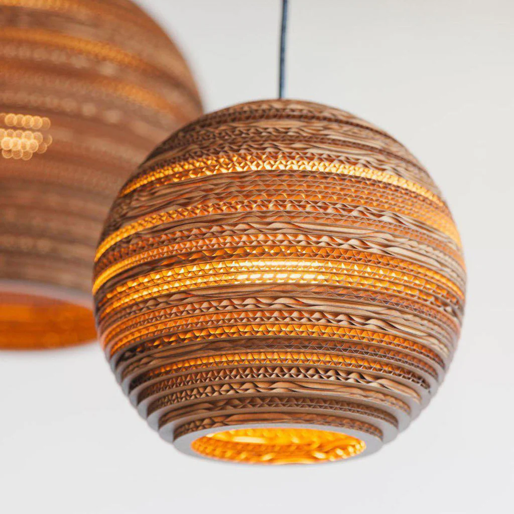 Graypants Scraplights Moon 10 Pendant Lamp - Natural - Image 2