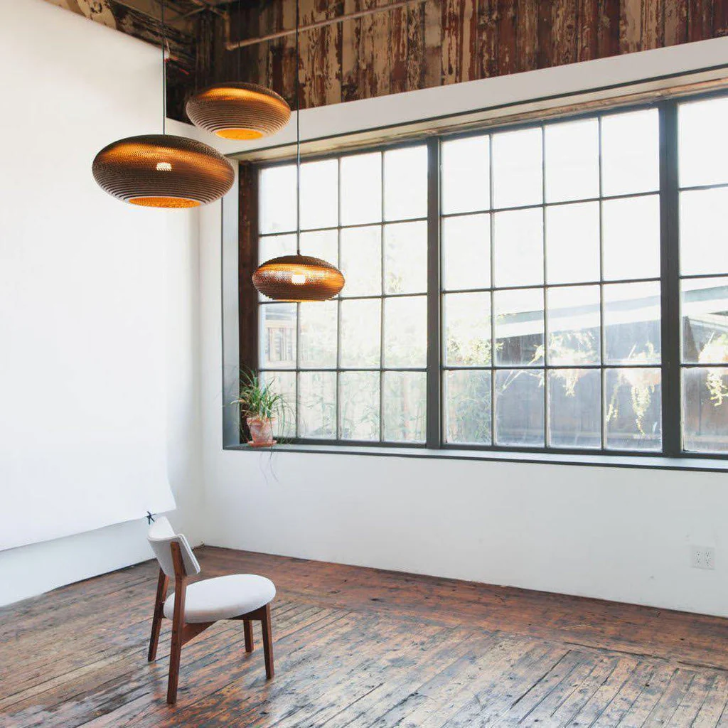 Graypants Scraplights Disc 24 Pendant Lamp - Natural - Image 3