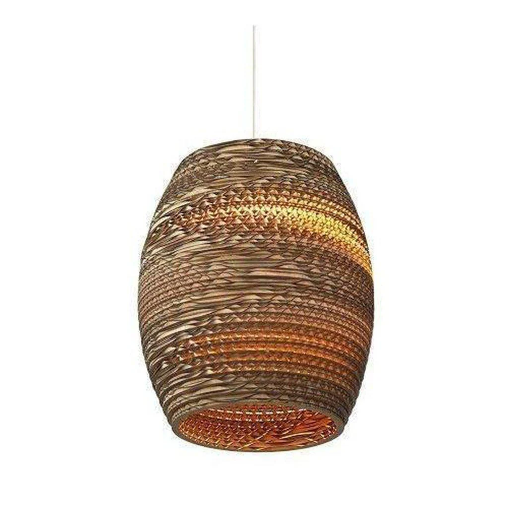 Graypants Scraplights Olive Pendant Lamp - Natural